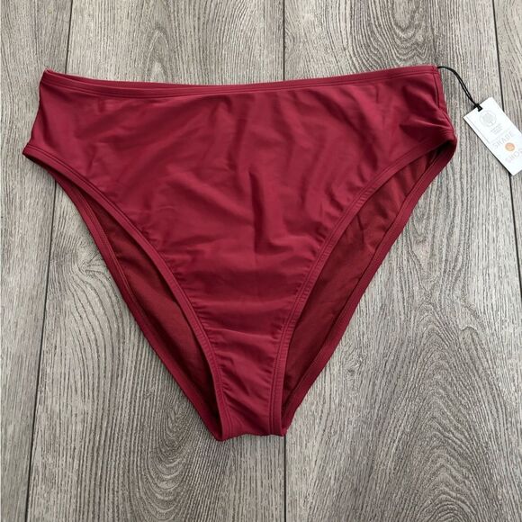Shade & Shore Other - Shade and shore woman’s high waist high leg cheeky bikini bottom
